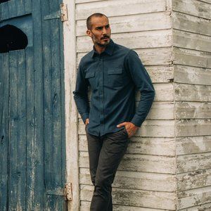 Taylor Stitch | The Yosemite Shirt | Color: Prussian Blue| Size: 40 (M)
